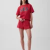 Oversize-Pyjama-T-Shirt mit Nap-Logo