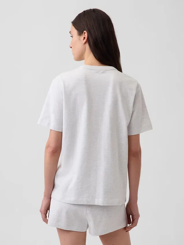 Oversize-Pyjama-T-Shirt mit Nap-Logo