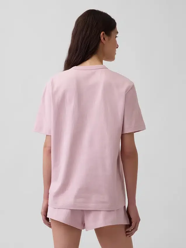 Oversize-Pyjama-T-Shirt mit Nap-Logo