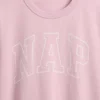 Oversize-Pyjama-T-Shirt mit Nap-Logo
