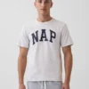 Oversize-Pyjama-T-Shirt mit Nap-Logo