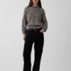 Oversize-Rollkragen-Pullover aus 100 % Baumwolle