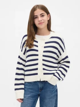 Oversize-Strickjacke für Kinder