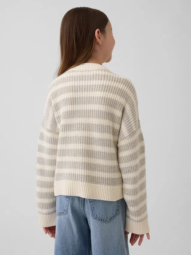 Oversize-Strickjacke für Kinder
