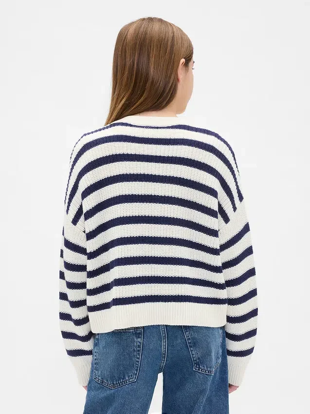Oversize-Strickjacke für Kinder