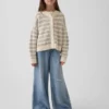 Oversize-Strickjacke für Kinder