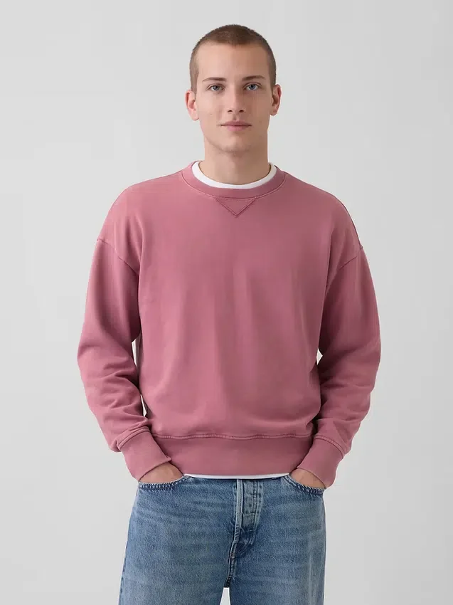 Oversize-Sweatshirt für Erwachsene aus schwerem French-Terry