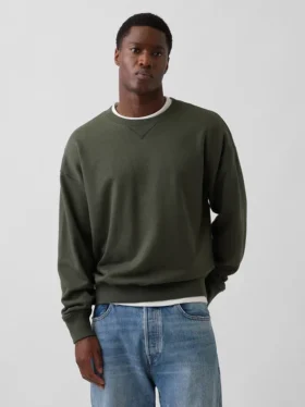 Oversize-Sweatshirt für Erwachsene aus schwerem French-Terry