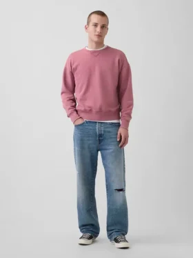 Oversize-Sweatshirt für Erwachsene aus schwerem French-Terry
