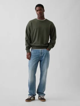 Oversize-Sweatshirt für Erwachsene aus schwerem French-Terry