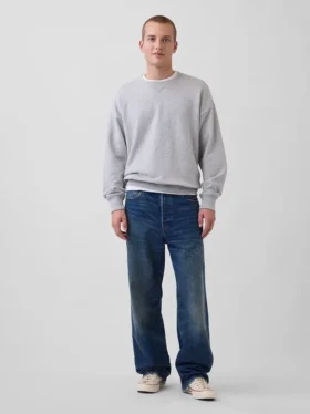 Oversize-Sweatshirt für Erwachsene aus schwerem French-Terry