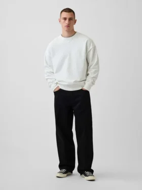 Oversize-Sweatshirt für Erwachsene aus schwerem French-Terry