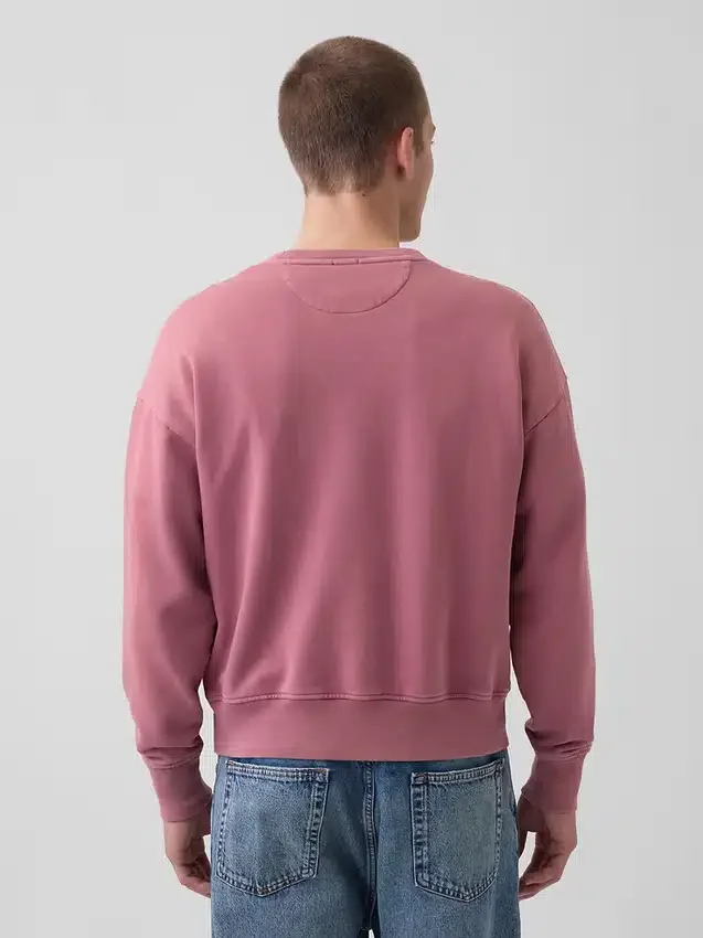 Oversize-Sweatshirt für Erwachsene aus schwerem French-Terry