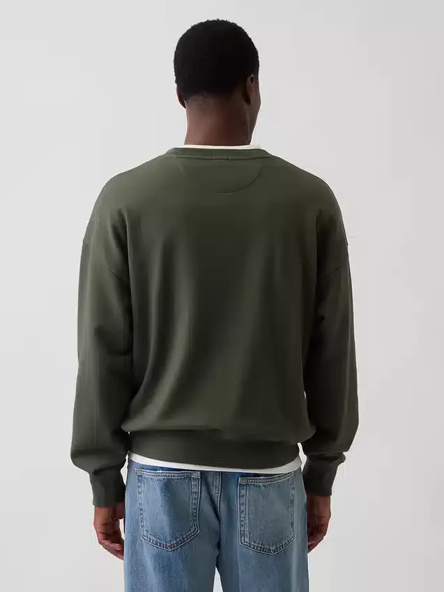 Oversize-Sweatshirt für Erwachsene aus schwerem French-Terry