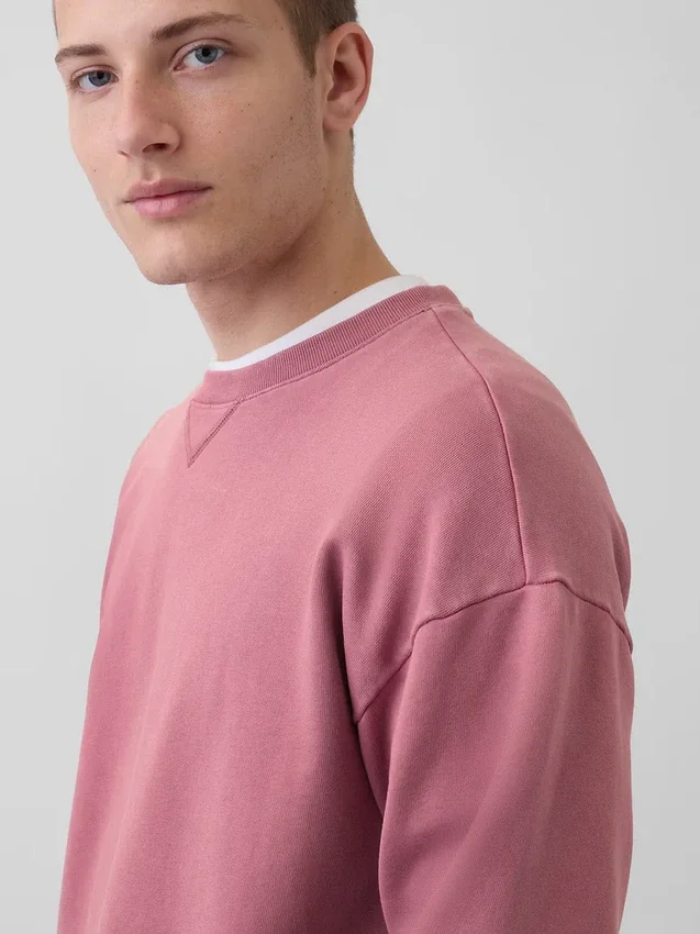 Oversize-Sweatshirt für Erwachsene aus schwerem French-Terry