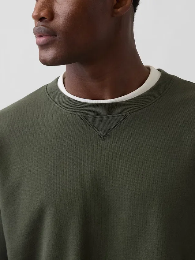 Oversize-Sweatshirt für Erwachsene aus schwerem French-Terry