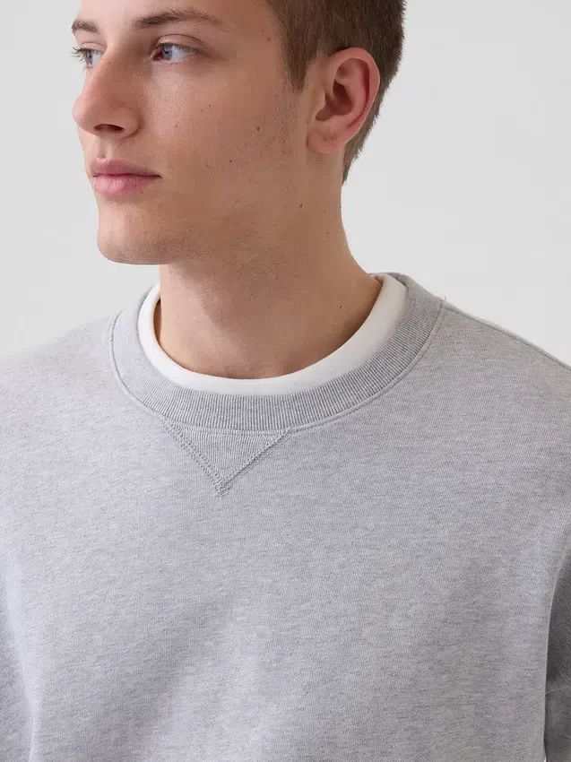 Oversize-Sweatshirt für Erwachsene aus schwerem French-Terry