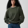 Oversize-Sweatshirt für Erwachsene aus schwerem French-Terry