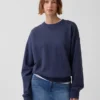 Oversize-Sweatshirt für Erwachsene aus schwerem French-Terry
