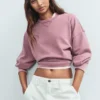 Oversize-Sweatshirt für Erwachsene aus schwerem French-Terry