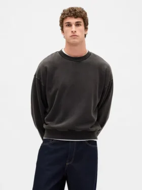 Oversize-Sweatshirt für Erwachsene aus schwerem Stoff