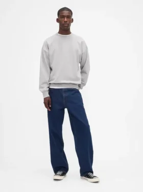 Oversize-Sweatshirt für Erwachsene aus schwerem Stoff