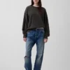 Oversize-Sweatshirt für Erwachsene aus schwerem Stoff