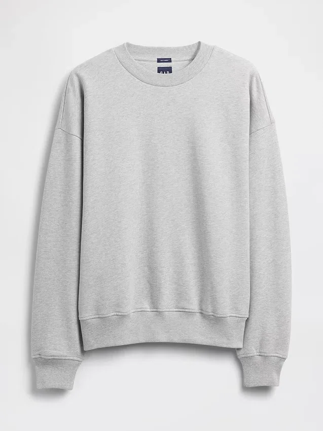 Oversize-Sweatshirt für Erwachsene aus schwerem Stoff