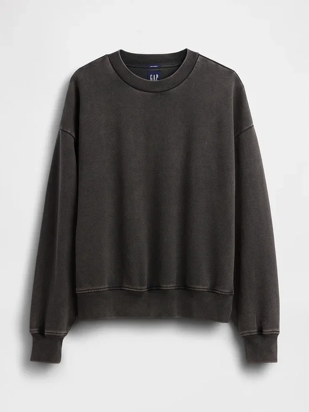 Oversize-Sweatshirt für Erwachsene aus schwerem Stoff