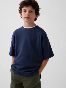 Oversize-T-Shirt für Kinder aus schwerem Stoff
