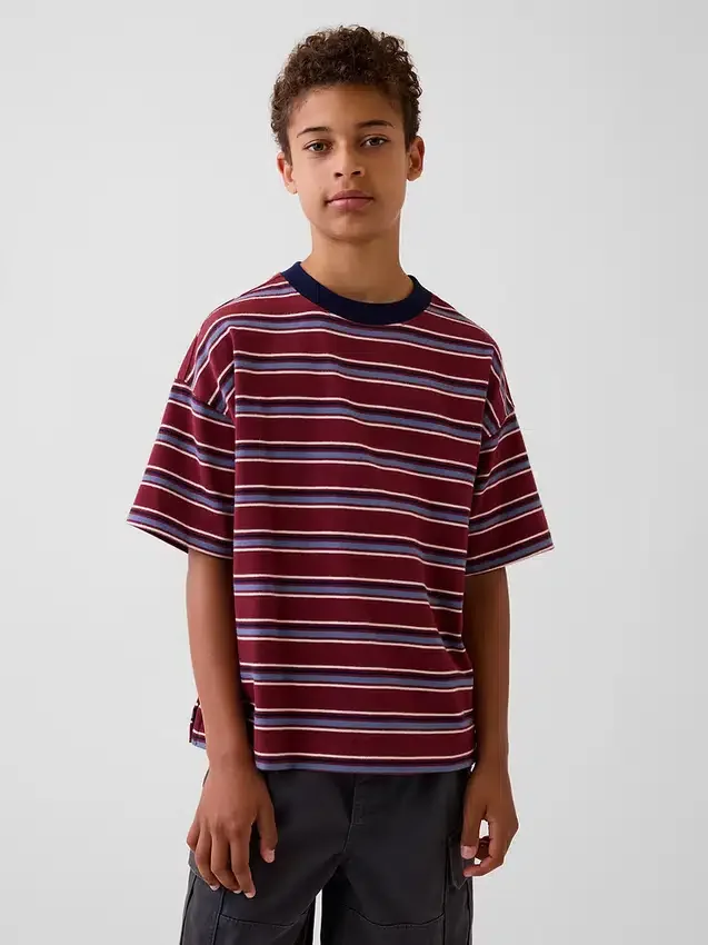 Oversize-T-Shirt für Kinder aus schwerem Stoff