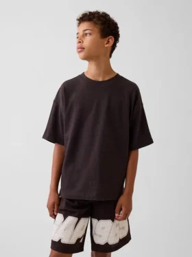 Oversize-T-Shirt für Kinder aus schwerem Stoff