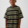 Oversize-T-Shirt für Kinder aus schwerem Stoff