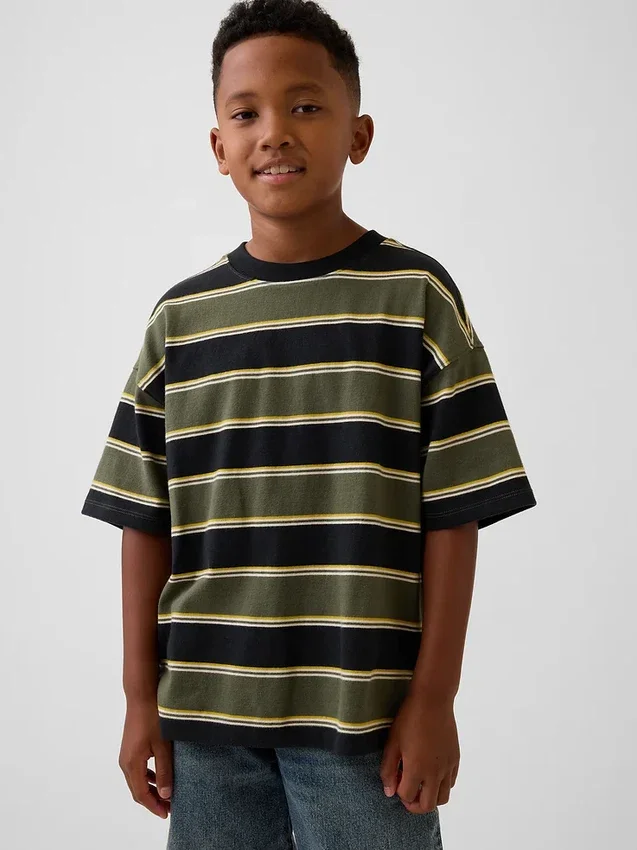 Oversize-T-Shirt für Kinder aus schwerem Stoff