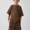 Oversize-T-Shirt für Kinder aus schwerem Stoff