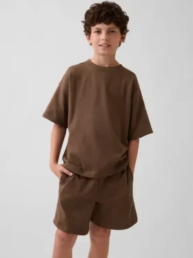 Oversize-T-Shirt für Kinder aus schwerem Stoff