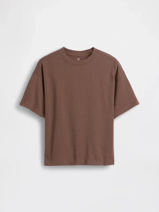 Oversize-T-Shirt für Kinder aus schwerem Stoff