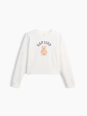Oversize-T-Shirt für Kinder aus schwerem Stoff