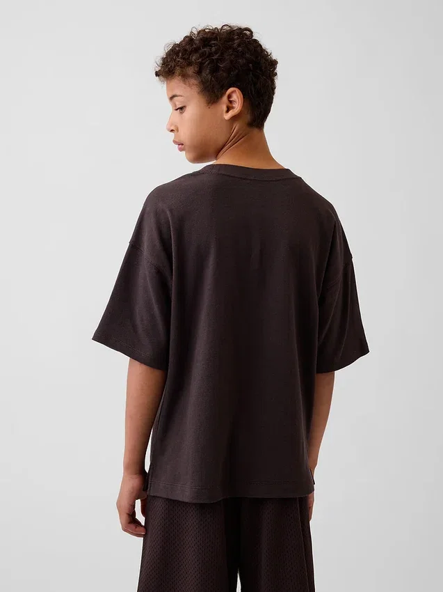 Oversize-T-Shirt für Kinder aus schwerem Stoff