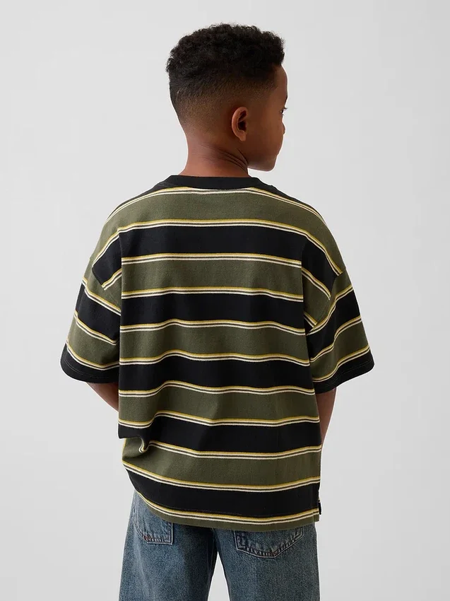 Oversize-T-Shirt für Kinder aus schwerem Stoff