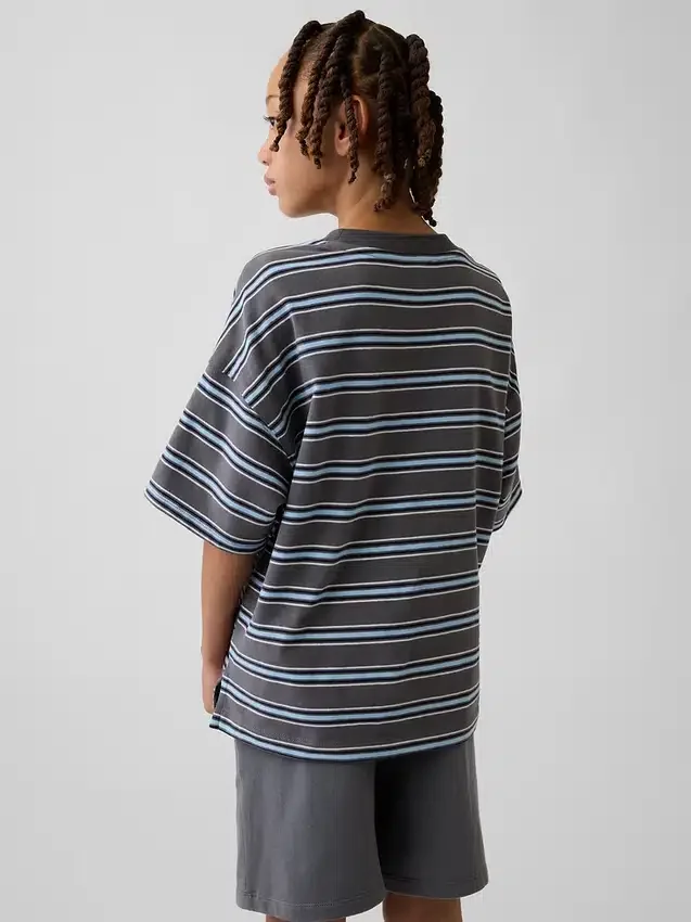 Oversize-T-Shirt für Kinder aus schwerem Stoff