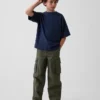 Oversize-T-Shirt für Kinder aus schwerem Stoff