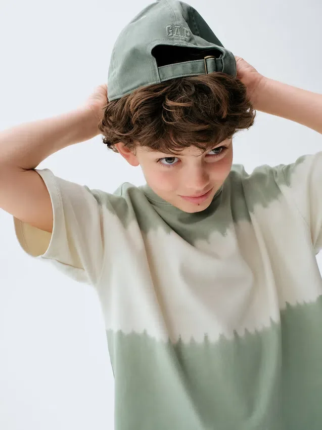 Oversize-T-Shirt für Kinder aus schwerem Stoff