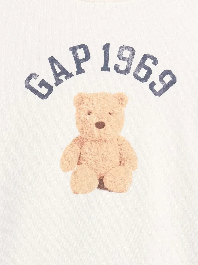 Oversize-T-Shirt für Kinder aus schwerem Stoff