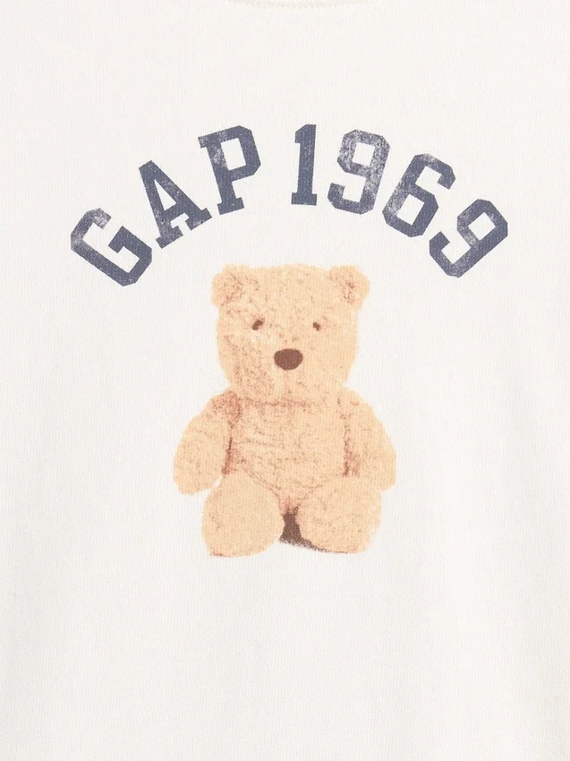 Oversize-T-Shirt für Kinder aus schwerem Stoff