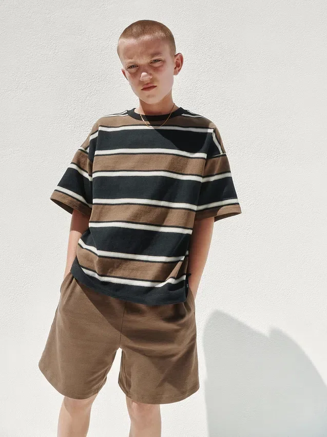 Oversize-T-Shirt für Kinder aus schwerem Stoff