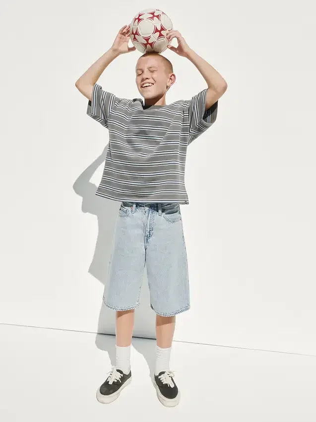 Oversize-T-Shirt für Kinder aus schwerem Stoff