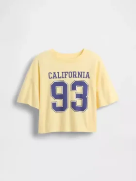 Oversize-T-Shirt für Kinder mit Bundesstaaten-Logo