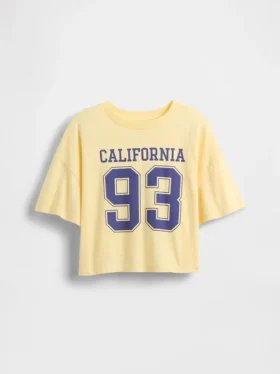 Oversize-T-Shirt für Kinder mit Bundesstaaten-Logo