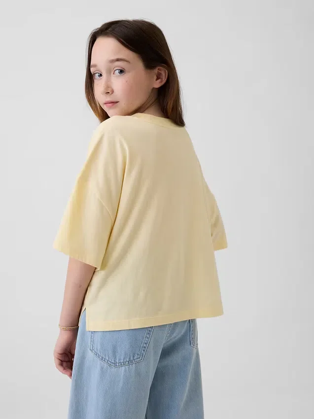 Oversize-T-Shirt für Kinder mit Bundesstaaten-Logo